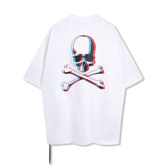 Mastermind Japan Phantom Skull Print Short Sleeve T-Shirt White
